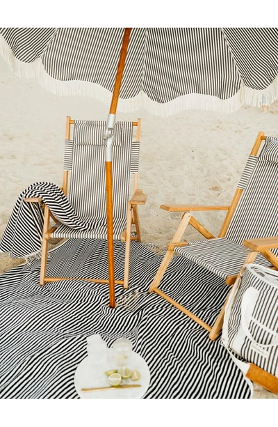 Business & Pleasure The Beach Towel In Laurens Navy Stripe