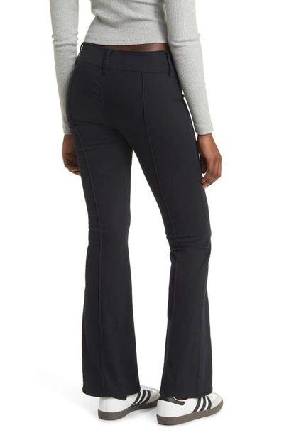 Pacsun Low Rise Flare Jeans In Anthracite