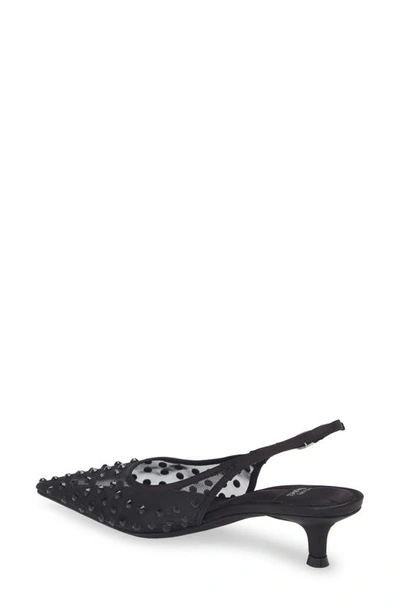 Shop Jeffrey Campbell Persona Pointed Toe Slingback Pump In Black