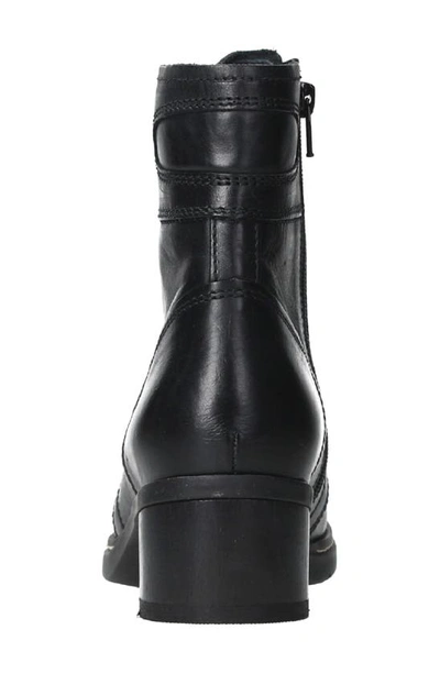 Shop Wolky Red Deer Water Resistant Bootie In Black Softy Wax Leather