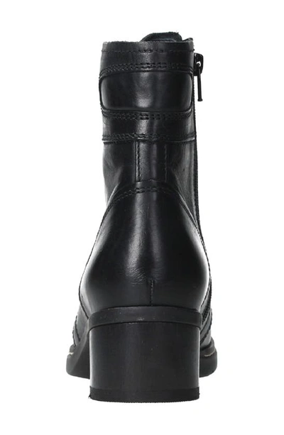 Wolky Red Deer Water Resistant Bootie In Black Softy Wax Leather