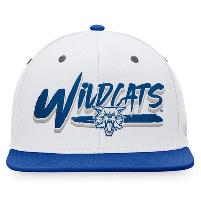 Shop Top Of The World Gray/royal Kentucky Wildcats Sea Snapback Hat In White