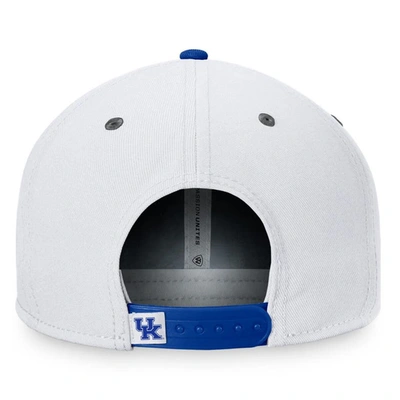 Shop Top Of The World Gray/royal Kentucky Wildcats Sea Snapback Hat In White
