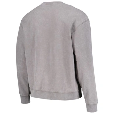 Shop The Wild Collective Unisex  Gray Kansas City Chiefs Distressed Pullover Sweatshirt