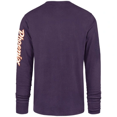 Shop 47 ' Purple Phoenix Suns 2023/24 City Edition Triplet Franklin Long Sleeve T-shirt