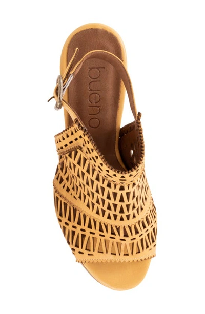 Bueno Candice Sandal In Mustard
