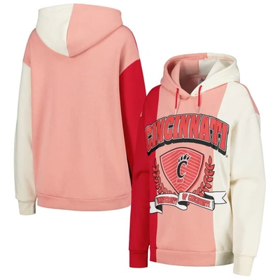 Shop Gameday Couture Red Cincinnati Bearcats Hall Of Fame Colorblock Pullover Hoodie