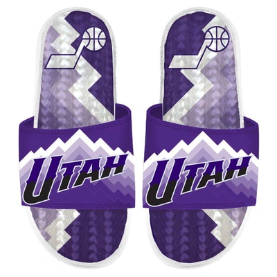 Shop Islide White Utah Jazz 2023/24 City Edition Gel Slide Sandals
