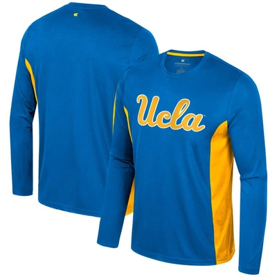 Shop Colosseum Blue Ucla Bruins Warm Up Long Sleeve T-shirt