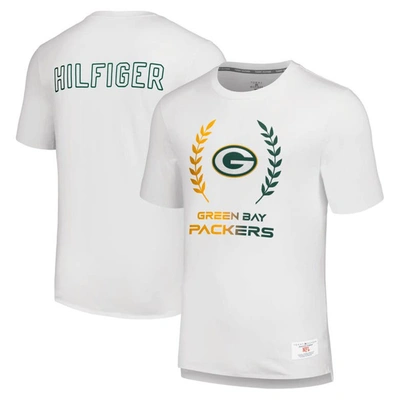 Shop Tommy Hilfiger White Green Bay Packers Miles T-shirt