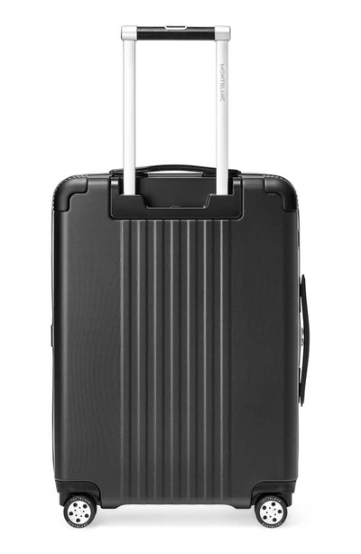Shop Montblanc My4810 Cabin Trolley Carry-on Suitcase In Black