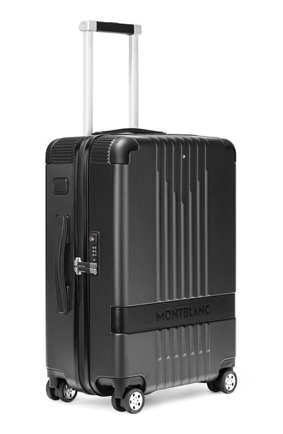 Shop Montblanc My4810 Cabin Trolley Carry-on Suitcase In Black