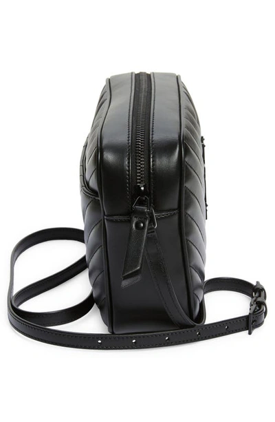 Saint Laurent Lou Matelassé Leather Camera Bag In Nero