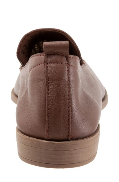 Shop Bueno Blazey Pointed Toe Flat In Dark Brown