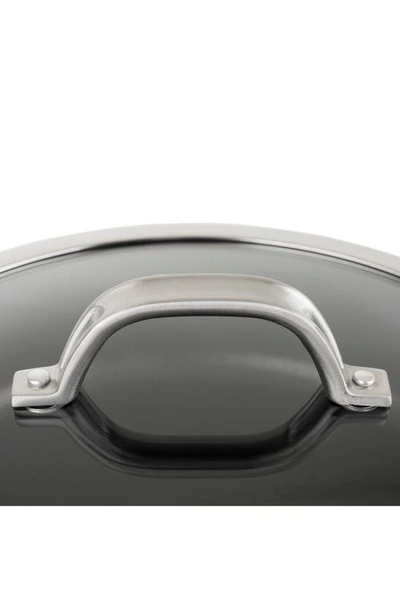 Viking 6.25-quart Hard Anodized Aluminum Nonstick Stockpot With Lid In Dark Gray