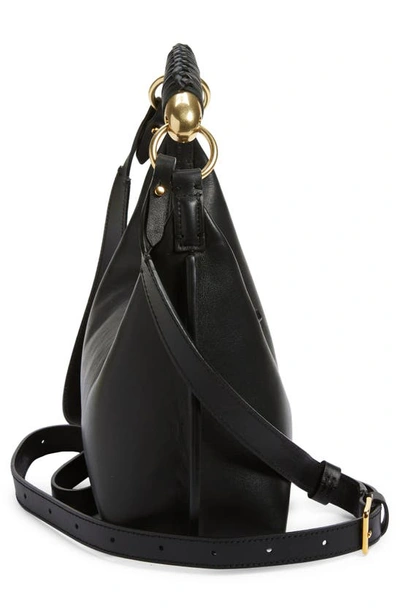 Shop Altuzarra Small Athena Leather Top Handle Bag In Black