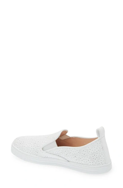 Shop Agl Attilio Giusti Leombruni Gaia Spring Slip-on Sneaker In White-white