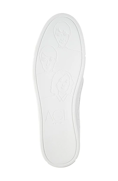 Shop Agl Attilio Giusti Leombruni Gaia Spring Slip-on Sneaker In White-white