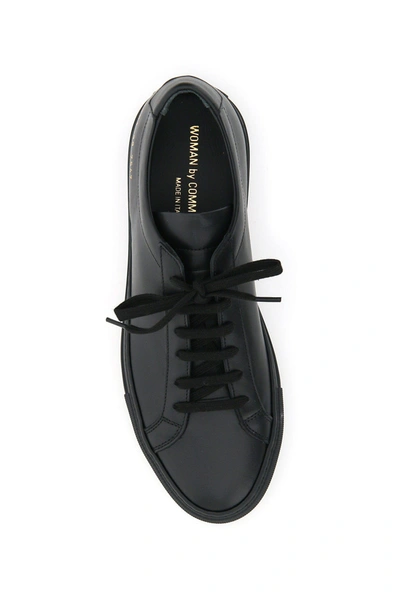 Shop Common Projects Original Achilles Leather Sneakers Women In Black