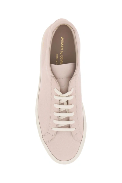 Shop Common Projects Original Achilles Leather Sneakers Women In Pink