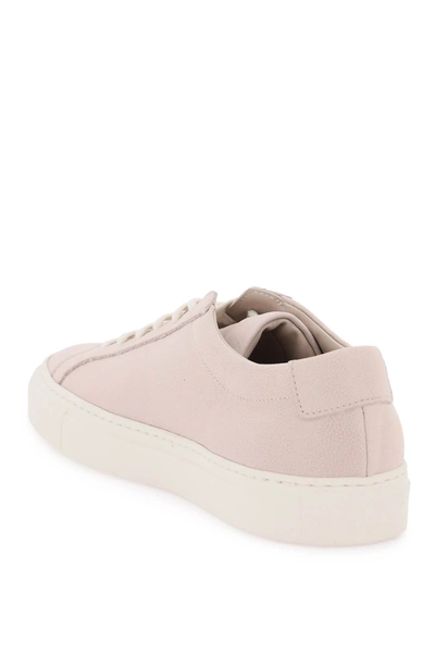 Shop Common Projects Original Achilles Leather Sneakers Women In Pink