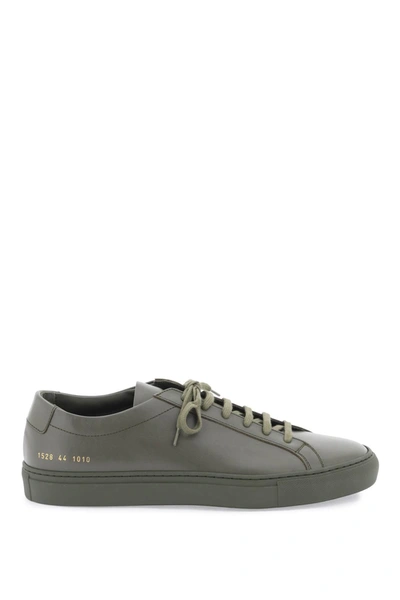 Shop Common Projects Original Achilles Low Sneakers Men In Yellow