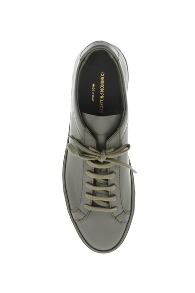 Common Projects Retro Low-top Sneakers In Yellow