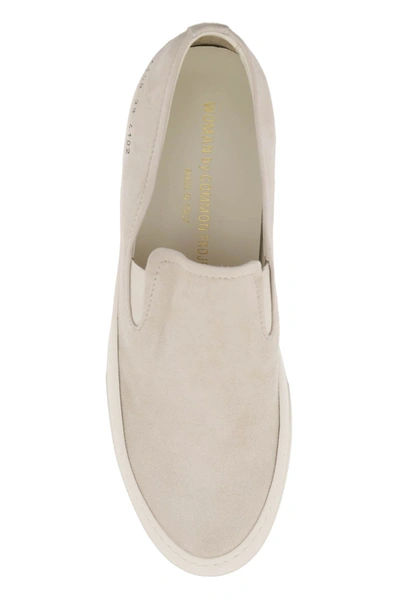 Shop Common Projects Slip-on Sneakers Women In Cream