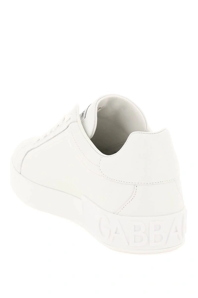 Shop Dolce & Gabbana Portofino Sneakers Men In White