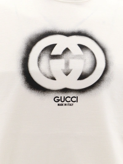 Shop Gucci Man T-shirt Man White T-shirts