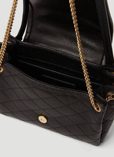 Shop Saint Laurent Women Mini Nolita Shoulder Bag In Black