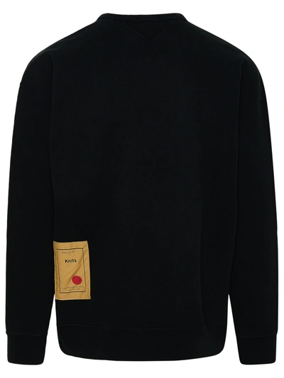 Shop Ten C Man  Black Cotton Sweatshirt