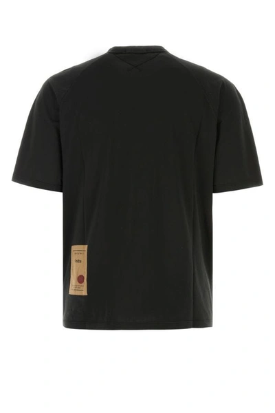Shop Ten C Man Black Cotton T-shirt