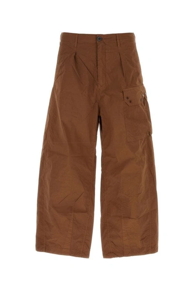 Shop Ten C Man Brown Nylon Cargo Pant