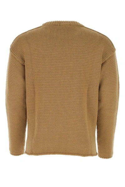 Shop Ten C Man Camel Wool Sweater In Brown