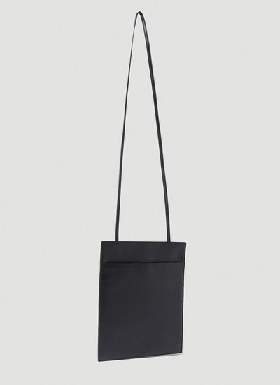 Shop The Row Women Large Pocket Shoulder Bag In Black