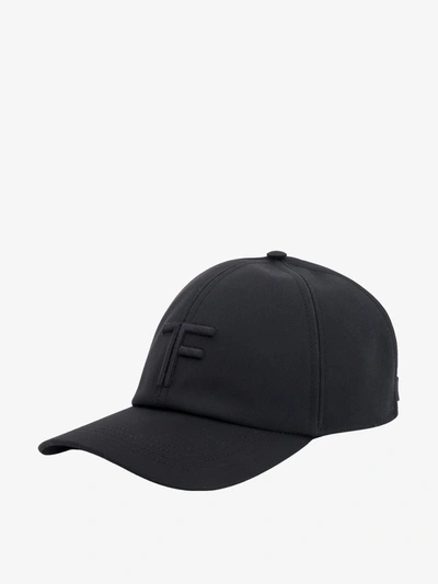 Shop Tom Ford Man Hat Man Black Hats