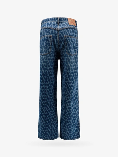 Shop Valentino Man Jeans Man Blue Jeans