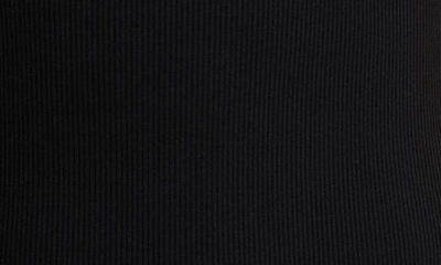 Shop Good American Rib T-shirt Dress In Black