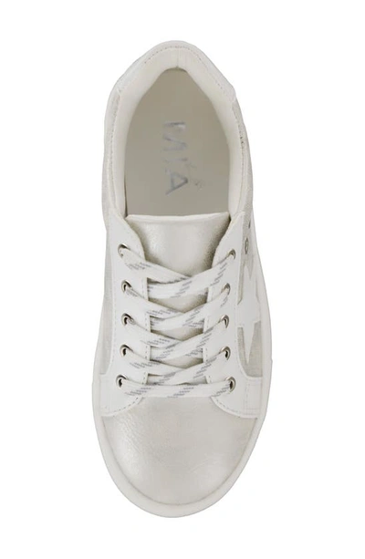 Shop Mia Kids' Sparklee Star Low Top Sneaker In White
