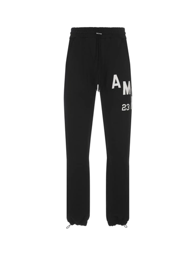 Shop Amiri Appliqué Joggers In In Black