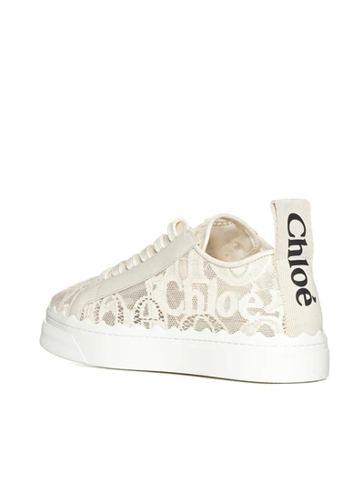 Shop Chloé Chloè Sneakers In Mid Beige