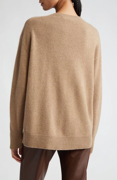 Shop Max Mara Orion Cashmere V-neck Sweater In Camel