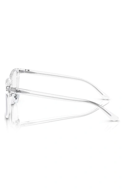 Ray Ban 54mm Square Optical Glasses In Turtledove