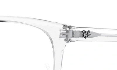 Ray Ban 54mm Square Optical Glasses In Turtledove