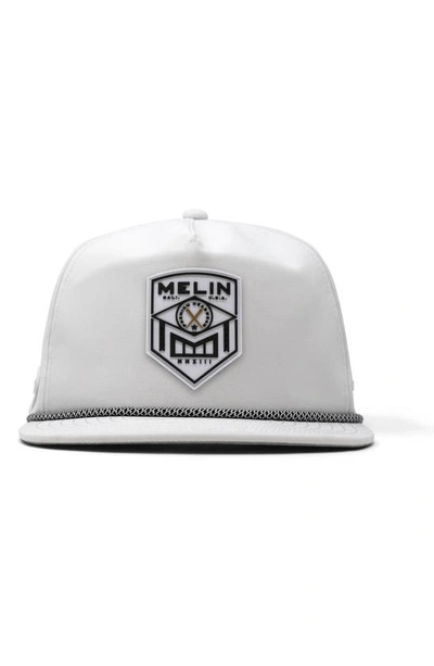 Shop Melin Coronado Shield Hydro Performance Snapback Hat In White