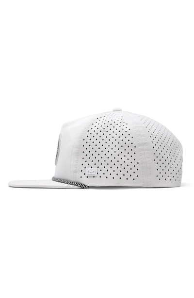 Shop Melin Coronado Shield Hydro Performance Snapback Hat In White