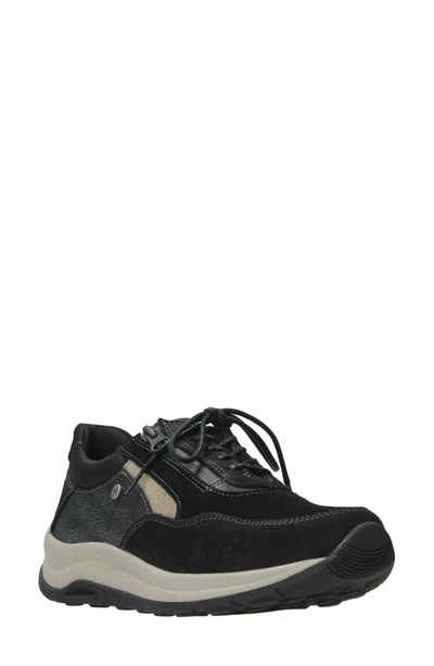 Shop Wolky Cupar Waterproof Sneaker In Black