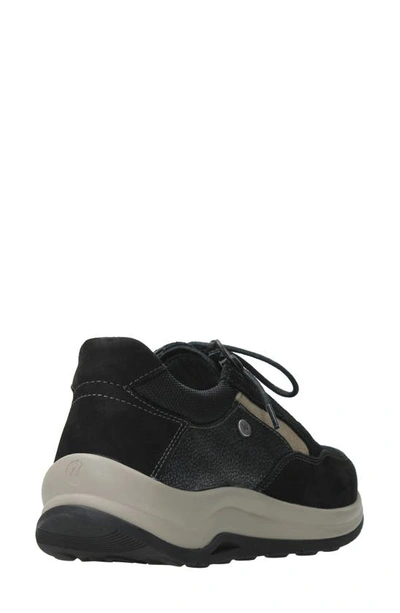 Shop Wolky Cupar Waterproof Sneaker In Black