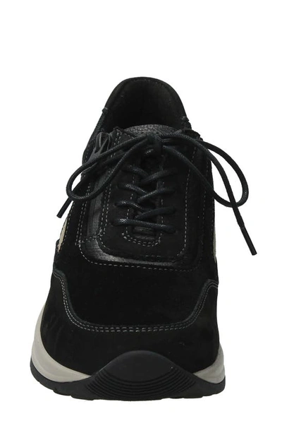 Shop Wolky Cupar Waterproof Sneaker In Black